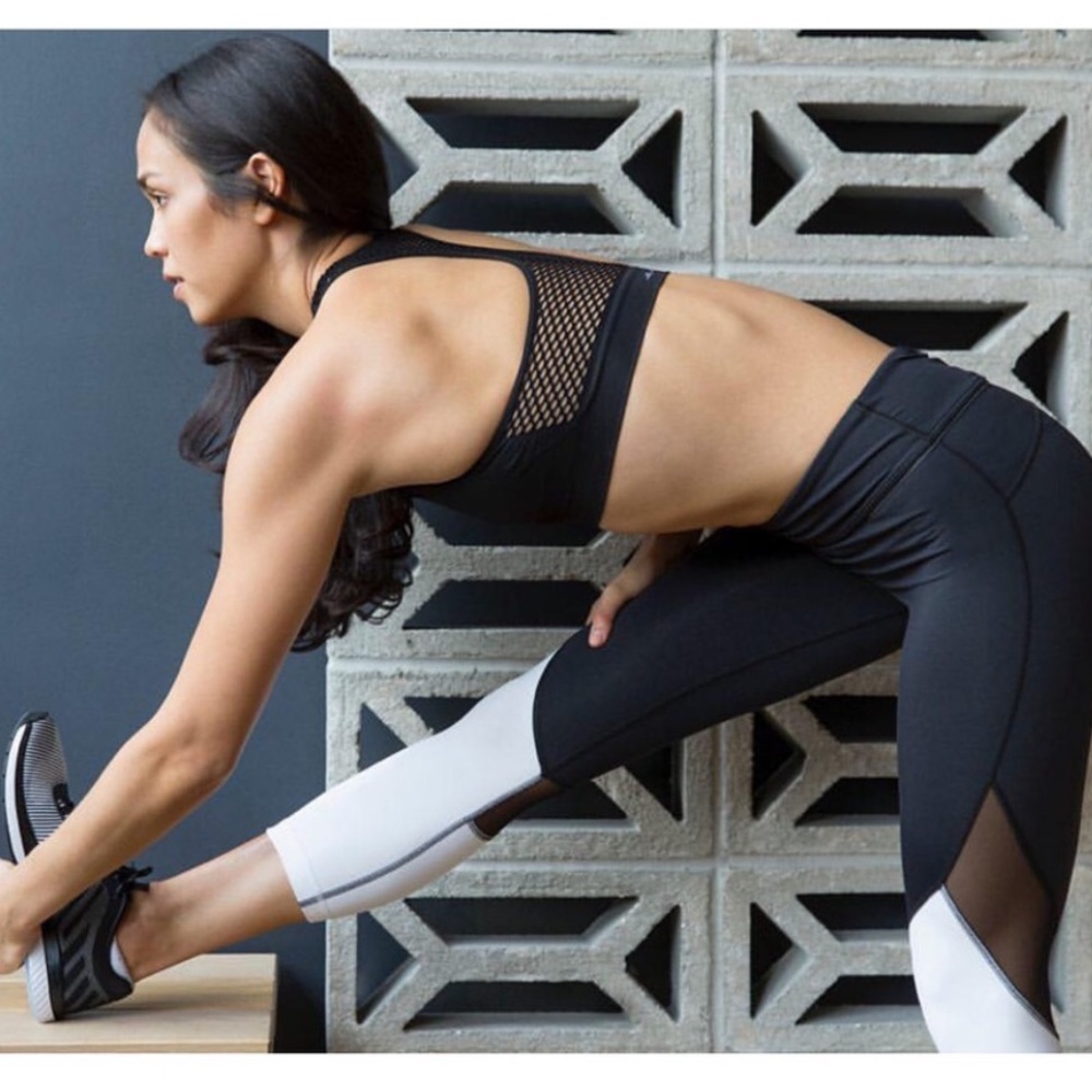 Alala x Revolve Captain Colorblock Crop Mesh Leggings